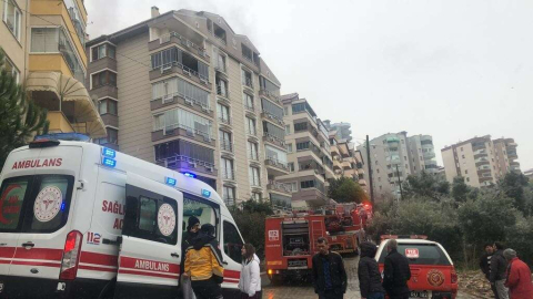 Bursada Bir Ev Alev Alev Yandı