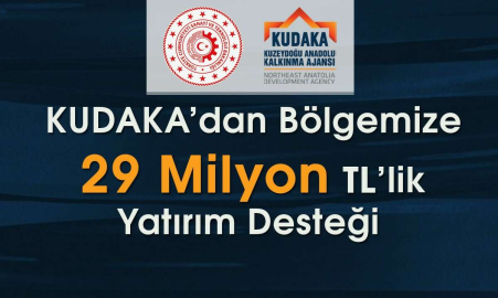 KUDAKAdan bölgeye 29 milyon yatırım desteği