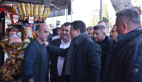 Başkan Tütüncü, Döşemealtında esnafla buluştu
