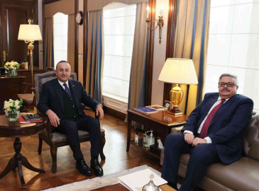 Bakan Çavuşoğlu, Rusyanın Ankara Büyükelçisi Yerhov ile görüştü