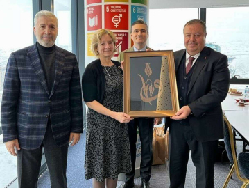 Belediye Başkanı Ramazan, UNDP Temsilcisi Vinton ile bir araya geldi