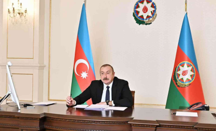 Aliyev, Paşinyan, Macron ve AB Konseyi Başkanı Michel video konferans yoluyla bir araya geldi