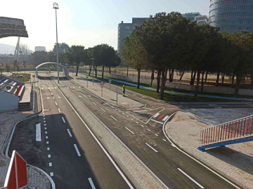 Trafik Eğitim Parkında Son Rötuşlar