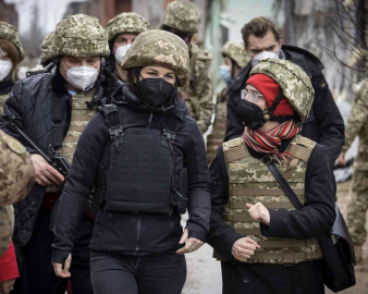 Almanya Dışişleri Bakanı Baerbock, Donbass bölgesini ziyaret etti