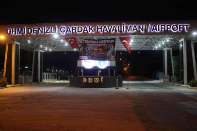 Çardak Havalimanında 23 bin yolcu hizmet aldı