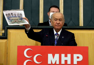 MHP lider Bahçeli: “6 sandalyeli bir masanın çevresinde 6+1 formatında buluştular”