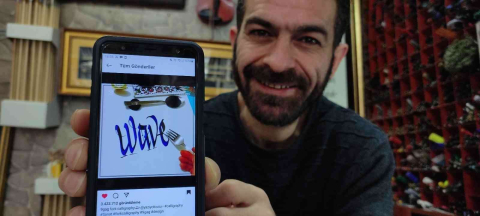 Çatalla Yazı Yazdı, Dünyada Milyonlarca Kez İzlendi