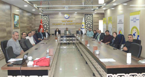 Tatvanda banka müdürleriyle toplantı
