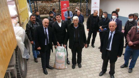 Doğanşehirde arpa ve buğday tohumu dağıtımına başlandı