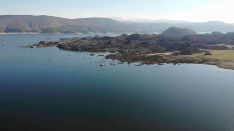 Manisa Demirköprü Barajında su seviyesi eksi 1,40 seviyelerine yükseldi