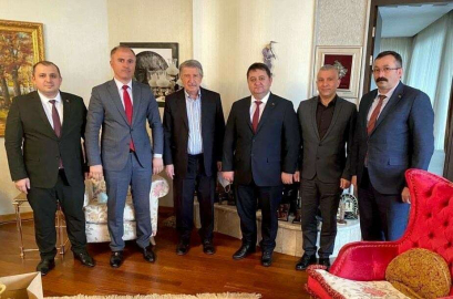 GMİS yönetimi Köksal Toptanı ziyaret etti