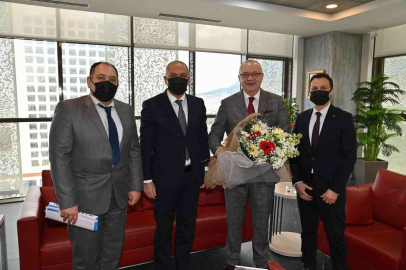 Başkan Ergün misafirlerini ağırladı