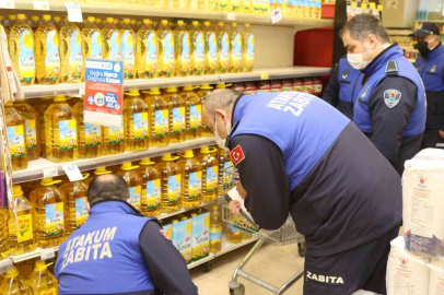 Atakumda marketlerde stok denetimi