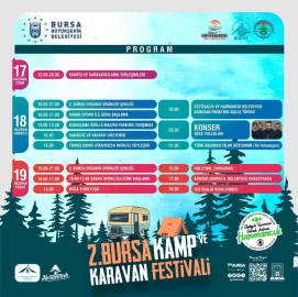 Kamp Ve Karavan Tutkunları Bursada Buluşuyor