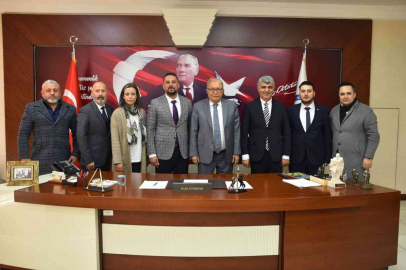 Kdz. Ereğli Kızılay yönetimi, protokolü ziyaret etti