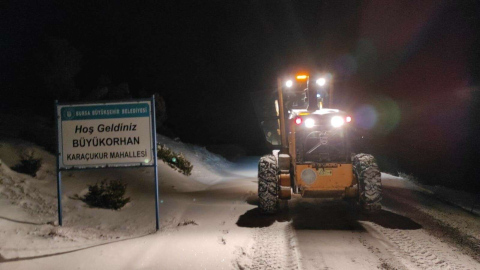 Bursada 24 Saatte 455 Mahalle Yolunu Ulaşıma Açıldı