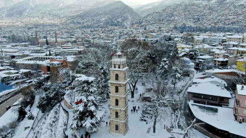 Bursanın Simge Yerlerinden Kar Manzaraları