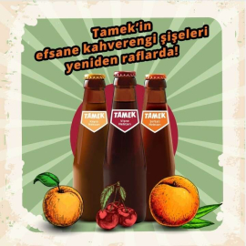 Tamekin nostaljik kahverengi şişesi yeniden raflarda
