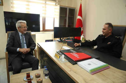 Başkan Erdemden Üsteğmen Aktaşa Hayırlı Olsun Ziyareti