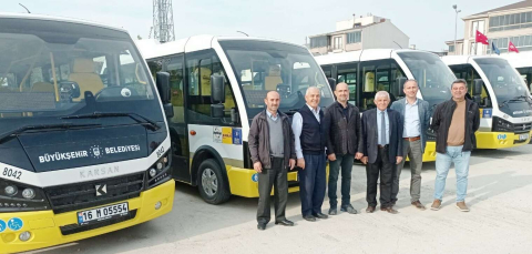 Mustafakemalpaşada Halk Otobüsleri Yenileniyor