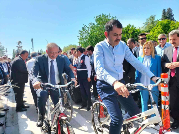 Bakan Kurum Köyceğiz Bisiklet Yolunun açılışını yaptı