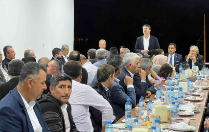 Milletvekili Tutdere, muhtarlarla iftarda bir araya geldi