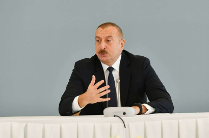 Aliyev: ”Cumhurbaşkanı Recep Tayyip Erdoğan ile imzaladığımız Şuşa Beyannamesi, kardeşliğimizin ve işbirliğimizin açık bir örneğidir”