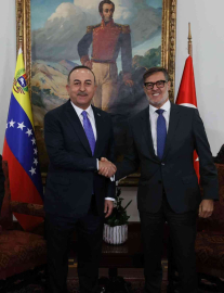 Çavuşoğlu, Venezuela Dışişleri Bakanı Plasencia ile görüştü