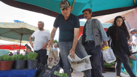 Sarıgölde sebze fidan satışlarında önemli artış