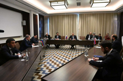 Azerbaycan, Rusya ve Ermenistan Dışişleri Bakanlarından üçlü görüşme