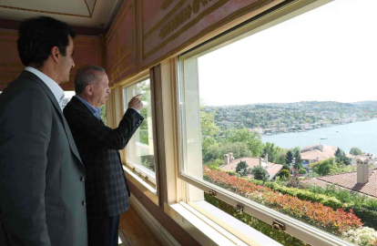 Cumhurbaşkanı Erdoğan, Katar Emiri Al Sani ile görüştü