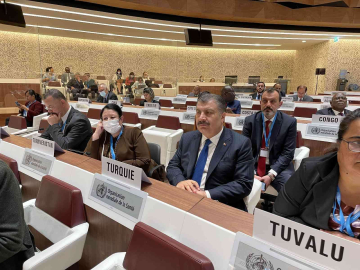 Sağlık Bakanı Koca: “Enerji ve ticaret gibi sağlığın da sorunların çözümünde etkili bir araç olduğunu kabul etmek zorundayız”