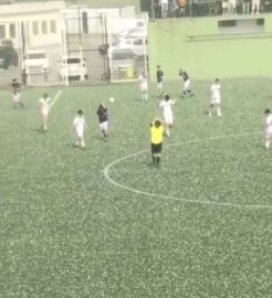 Futbolcular Doluya Böyle Yakalandı...bursada Maçı Durduran Dolu
