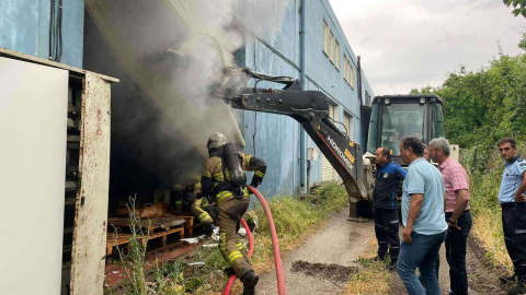 Zeytin Dükkanında Yangın