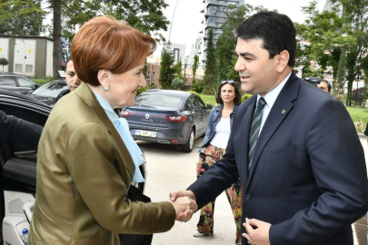 Akşener, Demokrat Parti Genel Başkanı Uysalı ziyaret etti
