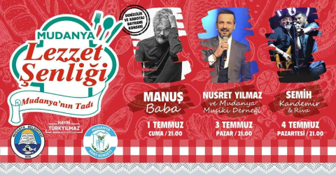 Mudanya Lezzet Şenliği Başlıyor