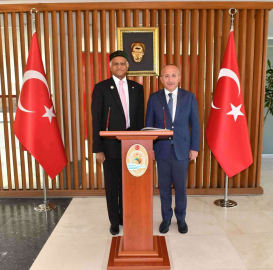 Vali Atik, Bangladeş Büyükelçisini ağırladı