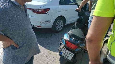 Motosiklet Sürücüsü Ölümden Döndü