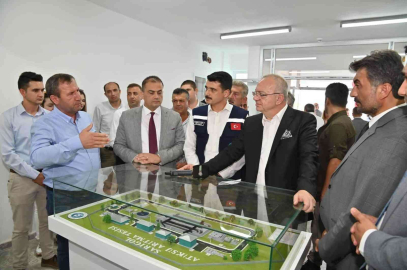 Başkan Ergün, 55 milyon TLlik tesisi inceledi