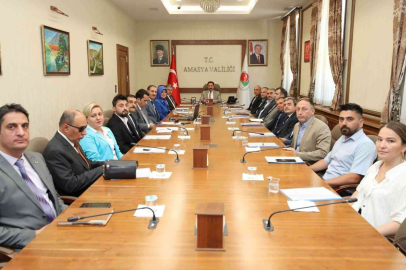Amasyada 6 aylık istihdam ve mesleki eğitim faaliyetleri masaya yatırıldı