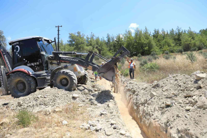Yangın bölgesine 16 milyonluk içme suyu yatırımı