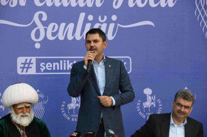 Bakan Kurum 63. Uluslararası Akşehir Nasreddin Hoca Şenliğine katıldı