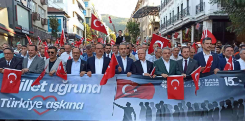 Bursada Binler Tek Yürek Oldu