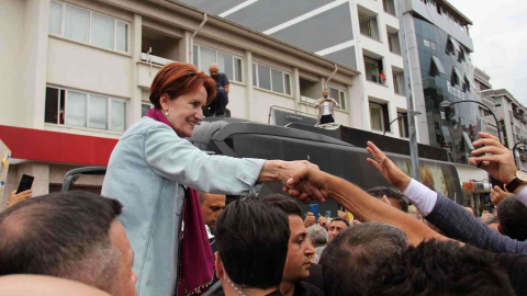 İYİ Parti Genel Başkanı Akşener Giresunda