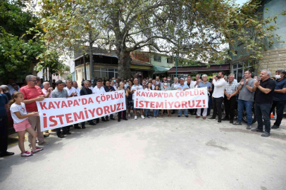 Vatandaşlardan Çöplük Mesajı