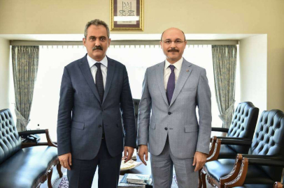 Türk Eğitim-Sen Genel Başkanı Geylandan Bakan Özere ziyaret