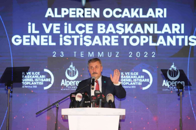 Destici, Alperen Ocakları İl ve İlçe Başkanları Genel İstişare Toplantısına katıldı
