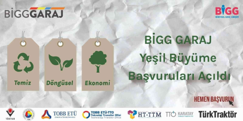 ‘BİGG GARAJ yeşil büyüme programı için başvurular başladı