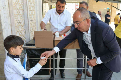 Başkan Kavuştan yaz Kuran kursu öğrencilerini serinleten sürpriz