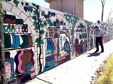 Osmangazide Sokaklar Sanatla Renkleniyor
